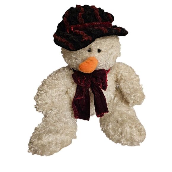 Russ Berrie Freezy the Snowman Christmas Plush 10" - Picture 1 of 3